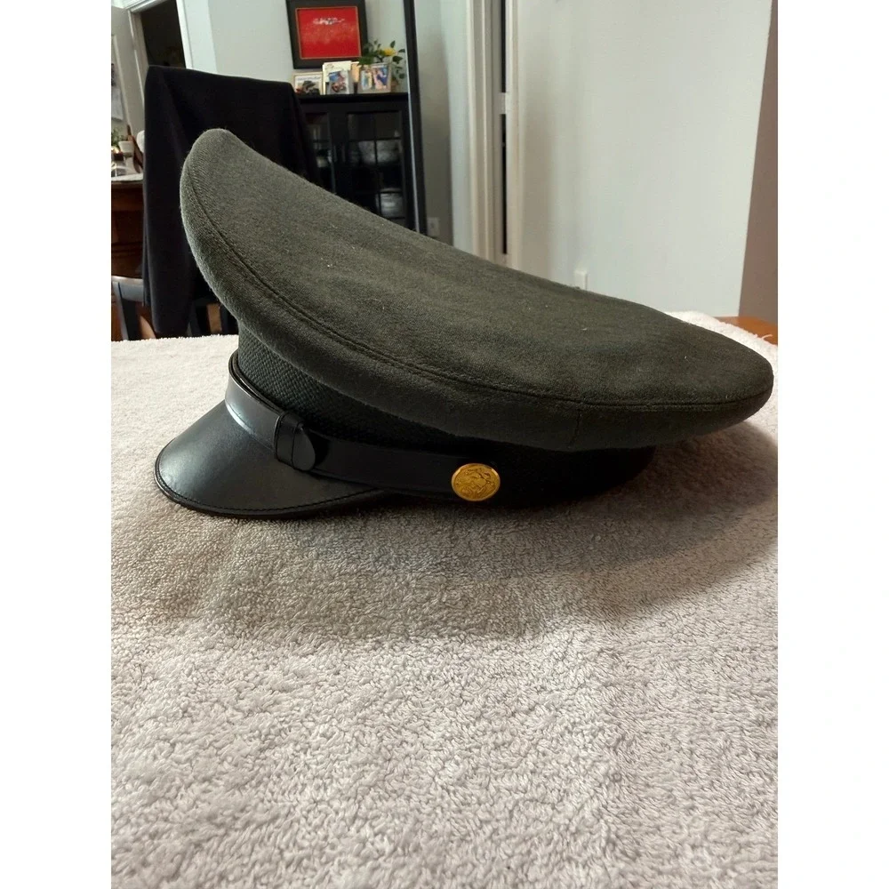US Army Enlisted Service Cap Olive Drab Green Military Dress Hat 8405-286-5057